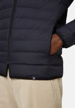 Bomber En Tissu Recyclé Et Duvet D'Oie