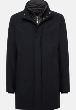 Car Coat En Tissu Technique Rembourré