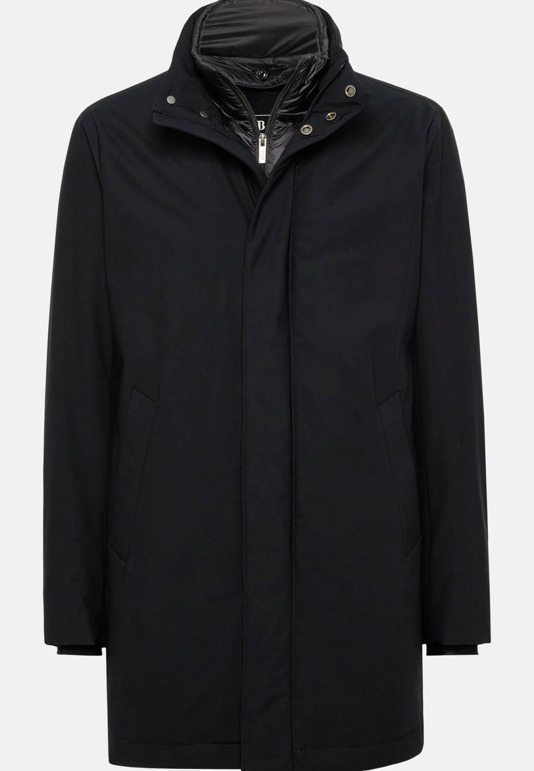 Car Coat En Tissu Technique Rembourré