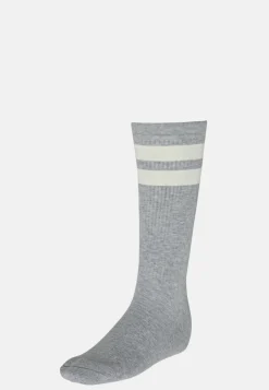 Chaussettes À Deux Rayures En Coton Mélangé