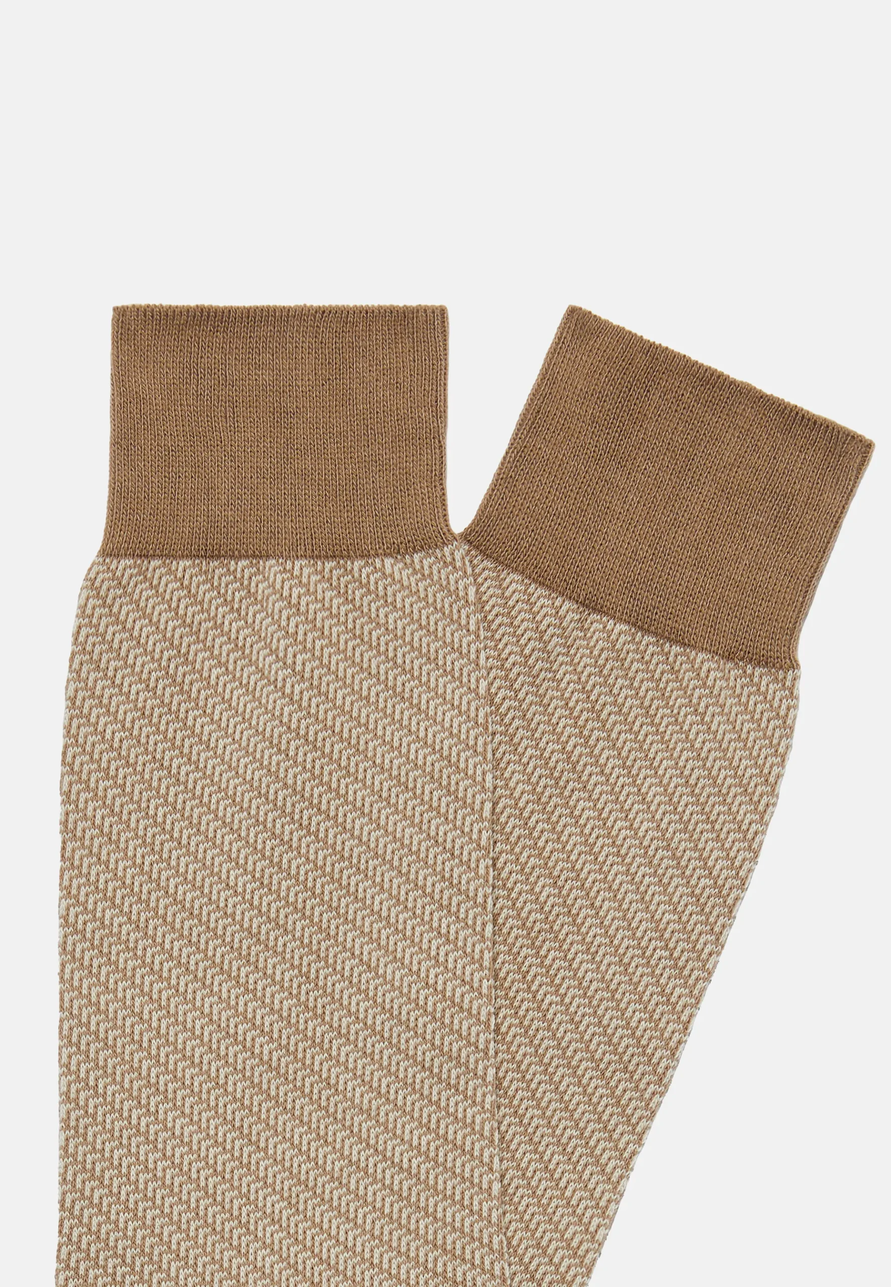 Chaussettes Micro Motif En Coton Biologique