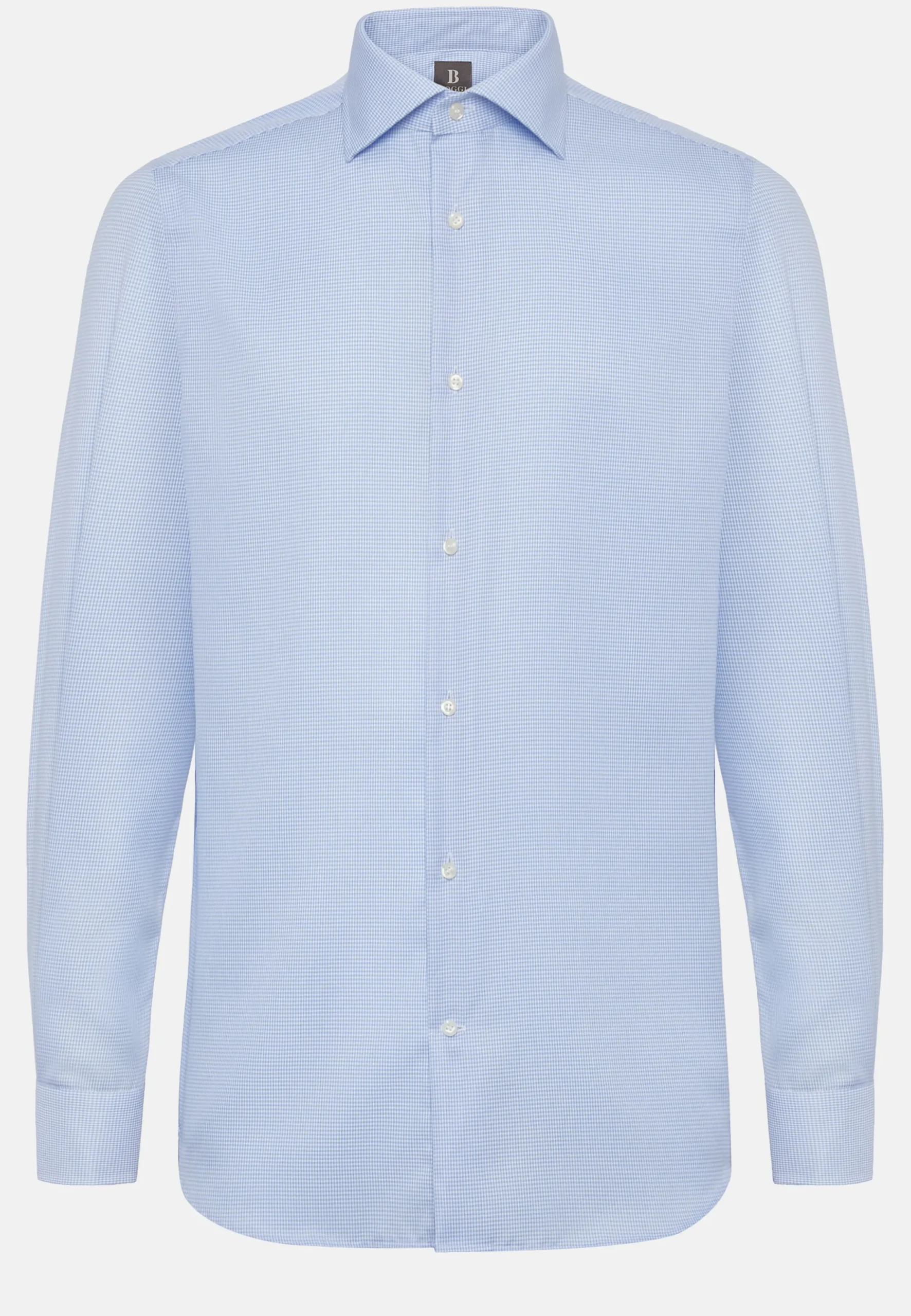 Chemise À Carreaux En Sergé De Coton Regular Fit