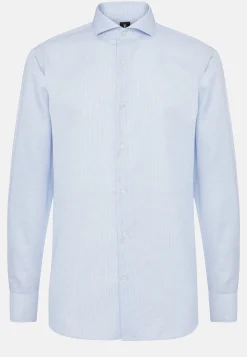 Chemise À Carreaux En Sergé De Coton Regular Fit