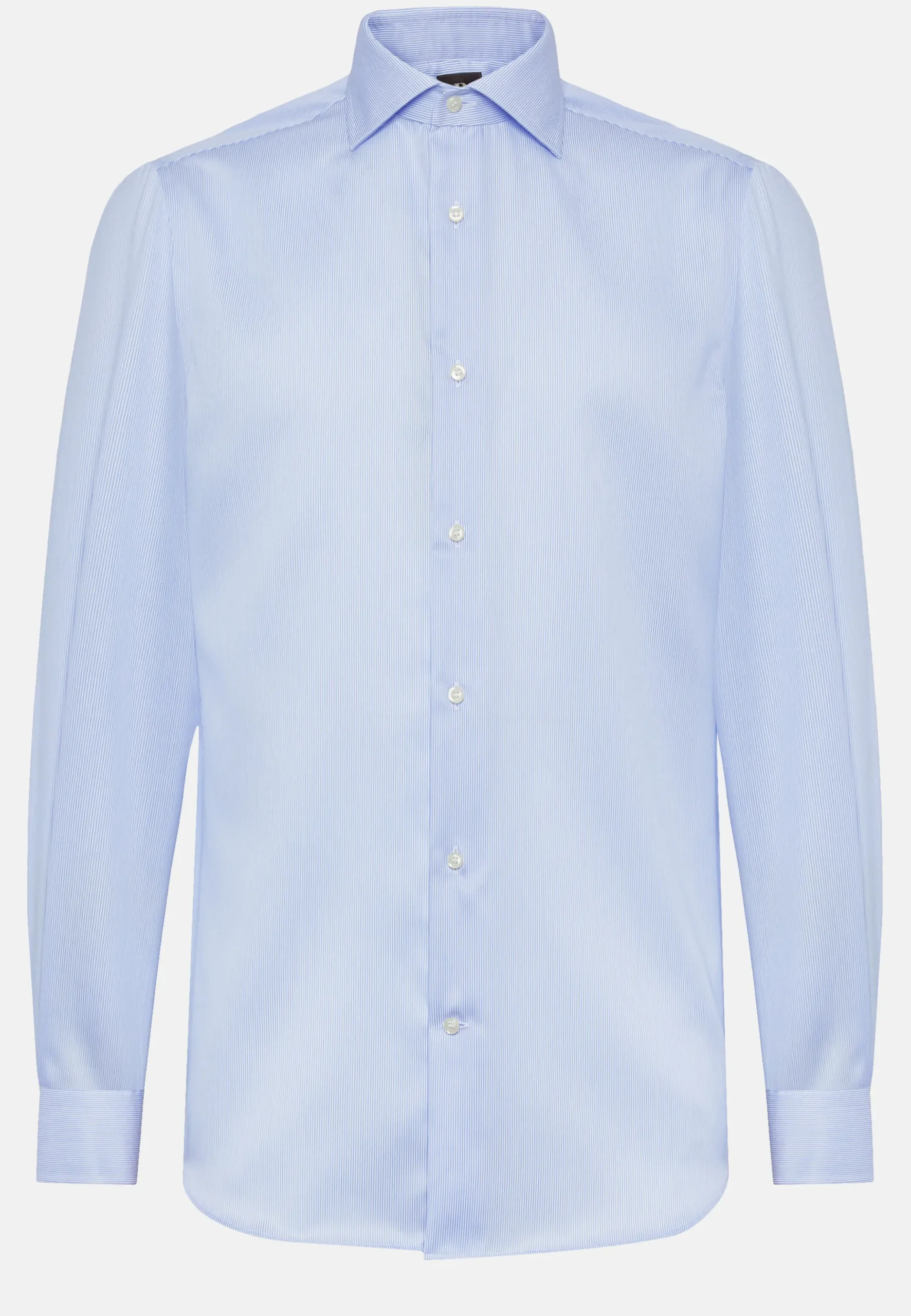 Chemise À Rayures En Sergé De Coton Regular Fit