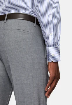 Chemise À Rayures En Sergé De Coton Slim Fit