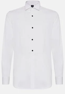 Chemise Blanche En Coton Coupe Slim