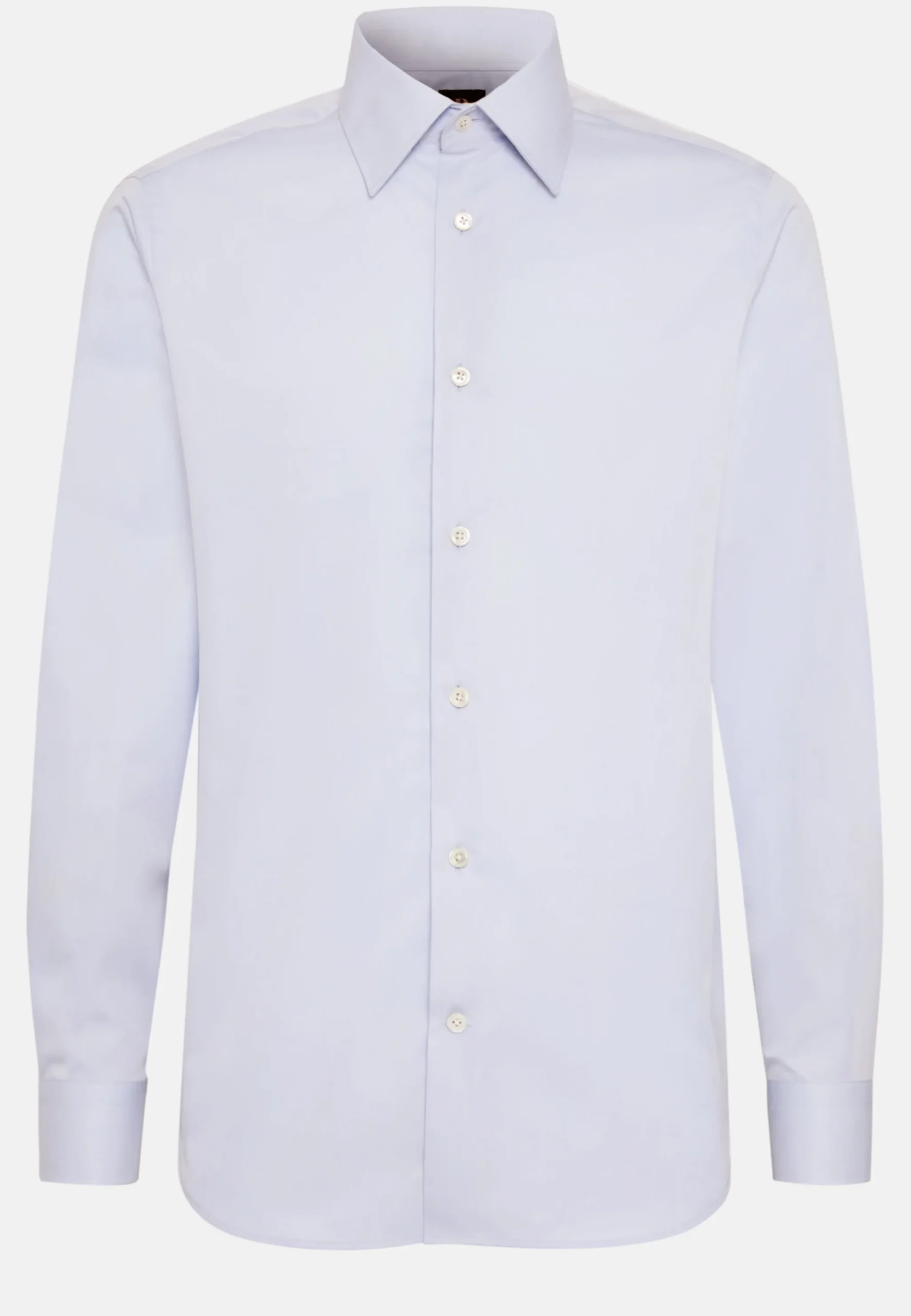 Chemise Bleu Clair En Sergé De Coton Regular Fit