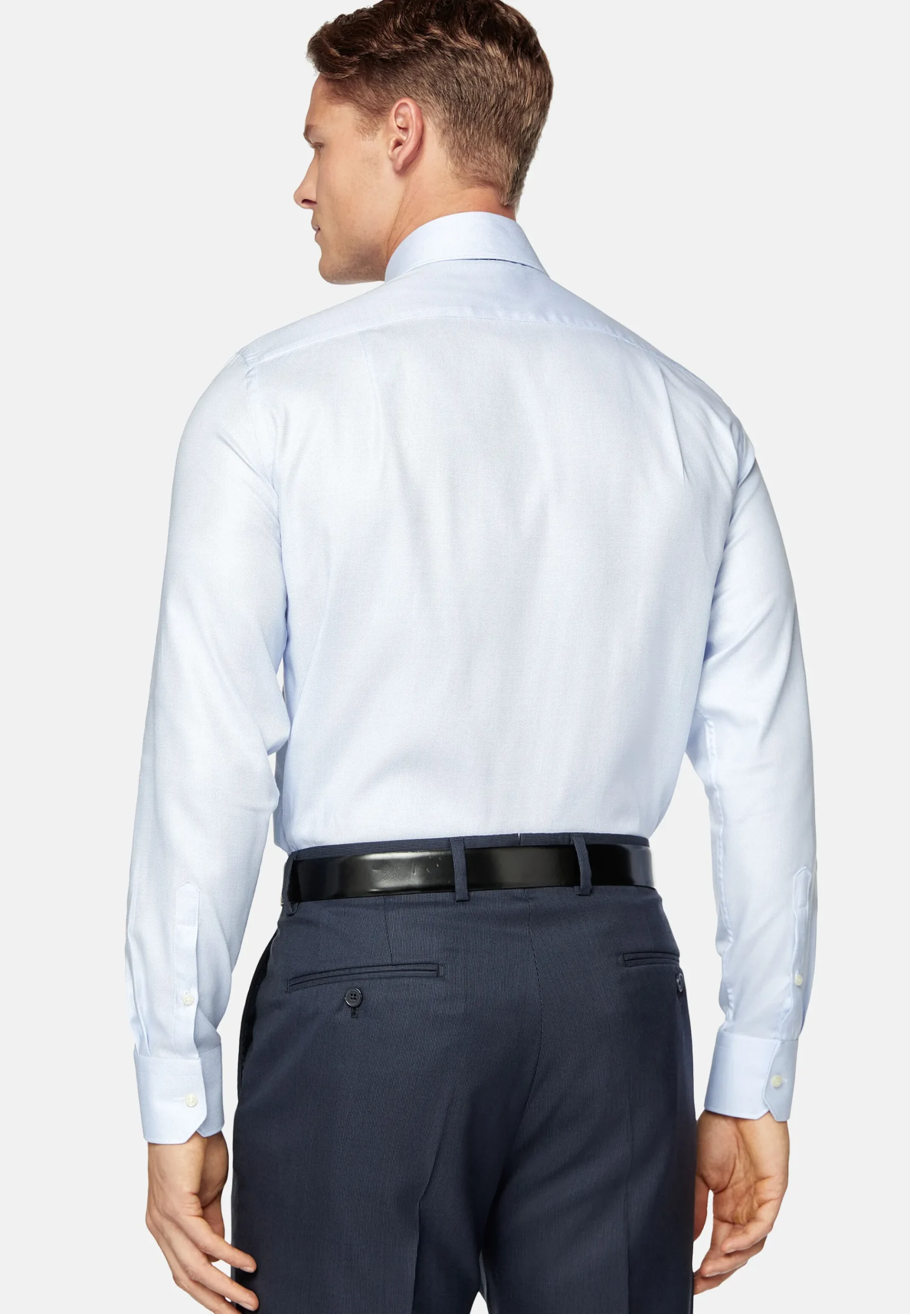 Chemise En Coton Dobby Regular Fit