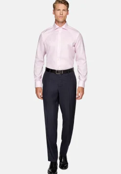 Chemise En Coton Dobby Regular Fit