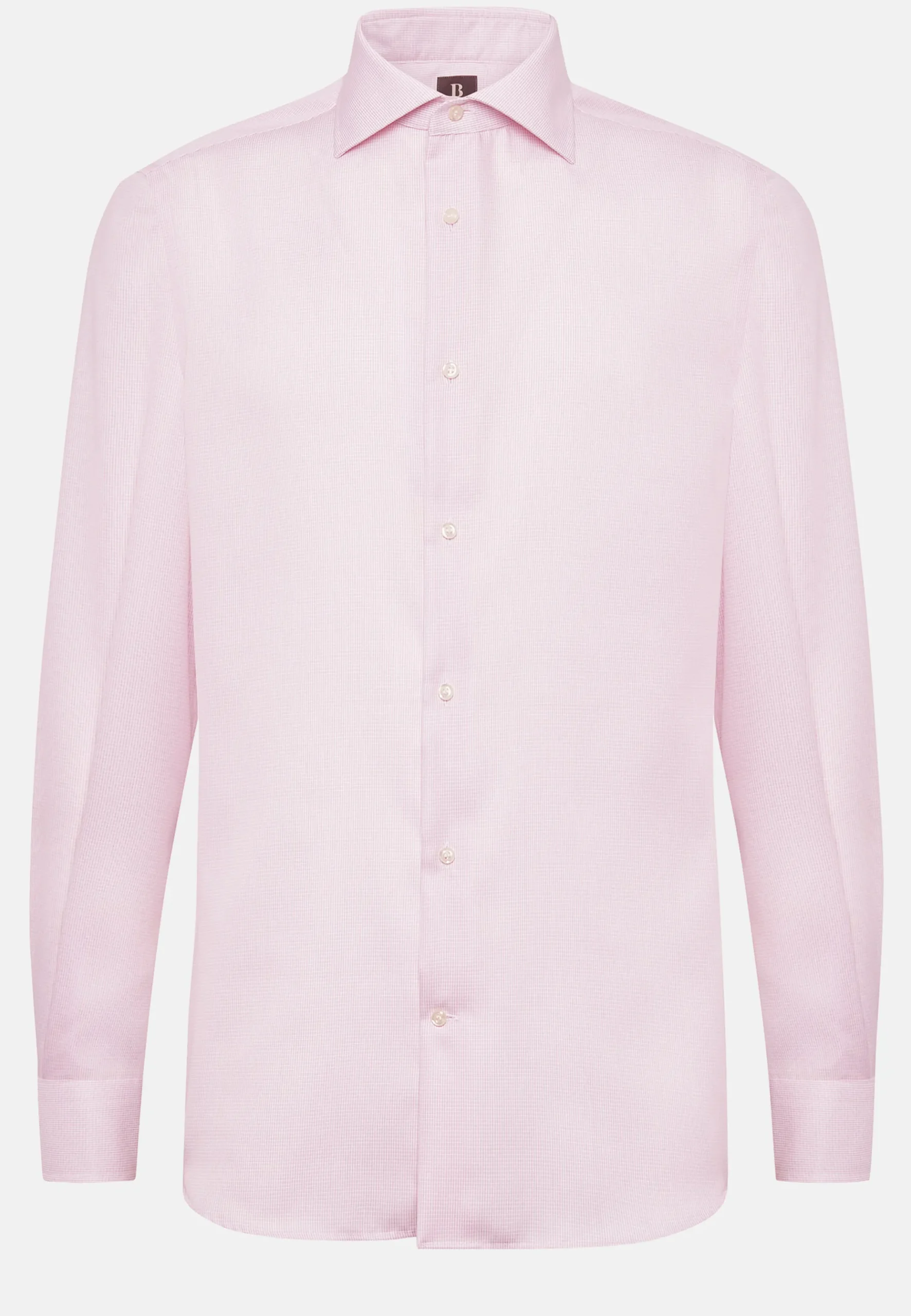 Chemise En Coton Dobby Regular Fit