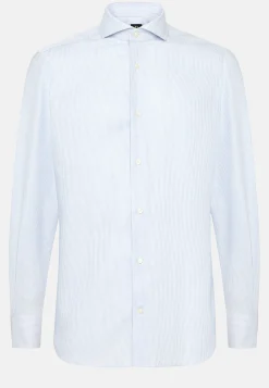 Chemise En Coton Dobby Slim Fit