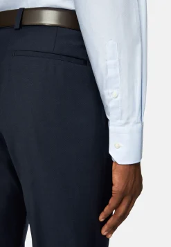 Chemise En Coton Dobby Slim Fit