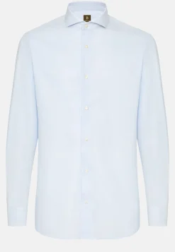 Chemise En Coton Dobby Slim Fit