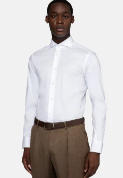 Chemise En Coton Nylon Extensible Slim Fit