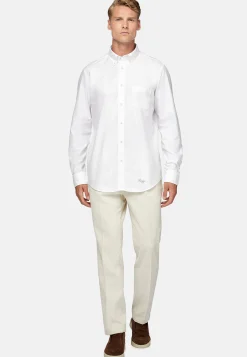 Chemise En Coton Oxford Bio Coupe Droite
