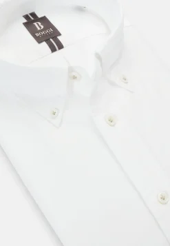 Chemise En Coton Oxford Bio Coupe Droite