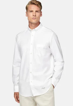 Chemise En Coton Oxford Bio Coupe Droite