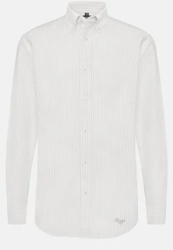 Chemise En Coton Oxford Bio Coupe Droite