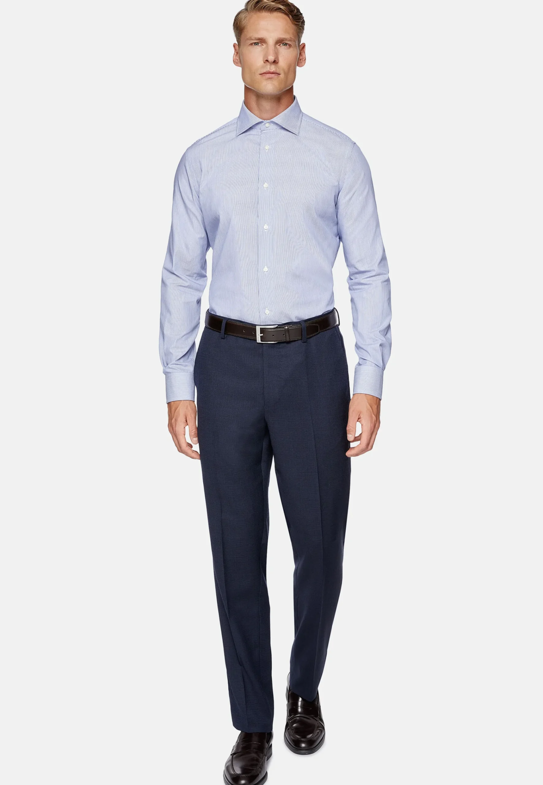 Chemise En Coton Pinpoint Regular Fit