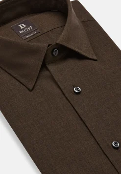 Chemise En Laine Regular Fit