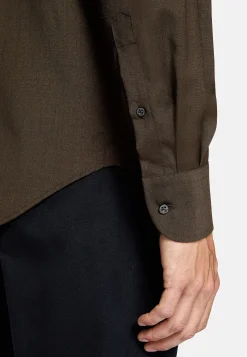 Chemise En Laine Regular Fit