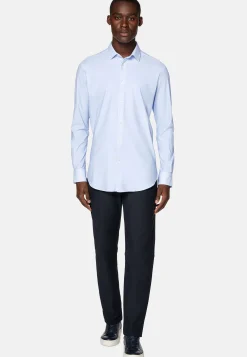 Chemise En Nylon Extensible Slim Fit