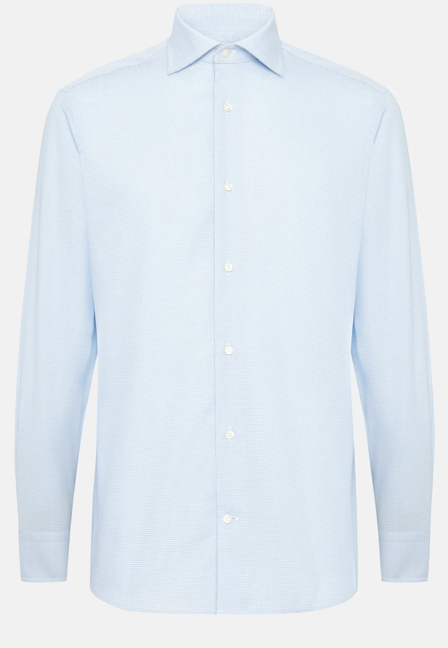 Chemise En Sergé De Coton Slim Fit