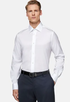 Chemise En Sergé De Coton Regular Fit
