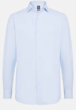 Chemise Nid D'Abeille En Coton Regular Fit