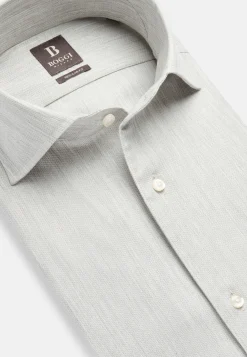 Chemise Nid D'Abeille En Coton Regular Fit