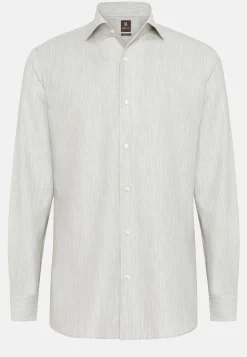 Chemise Nid D'Abeille En Coton Regular Fit