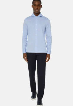 Chemise Polo En Piqué Fil D'Écosse Coupe Slim