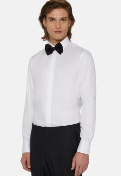 Chemise Slim Fit En Satin De Coton