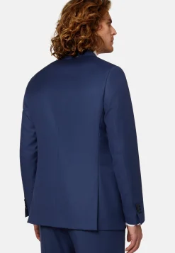 Costume Bleu En Pure Laine