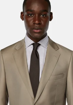 Costume Gris Tourterelle En Pure Laine