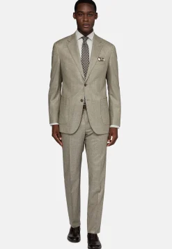 Costume Gris Tourterelle En Pure Laine