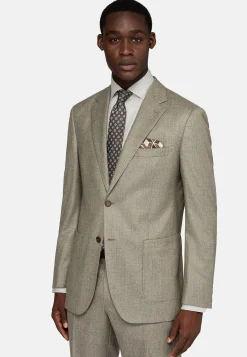 Costume Gris Tourterelle En Pure Laine