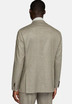 Costume Gris Tourterelle En Pure Laine