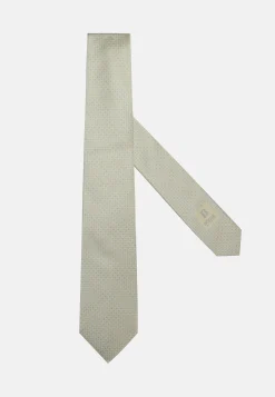 Cravate De Cérémonie Motif Micro En Soie