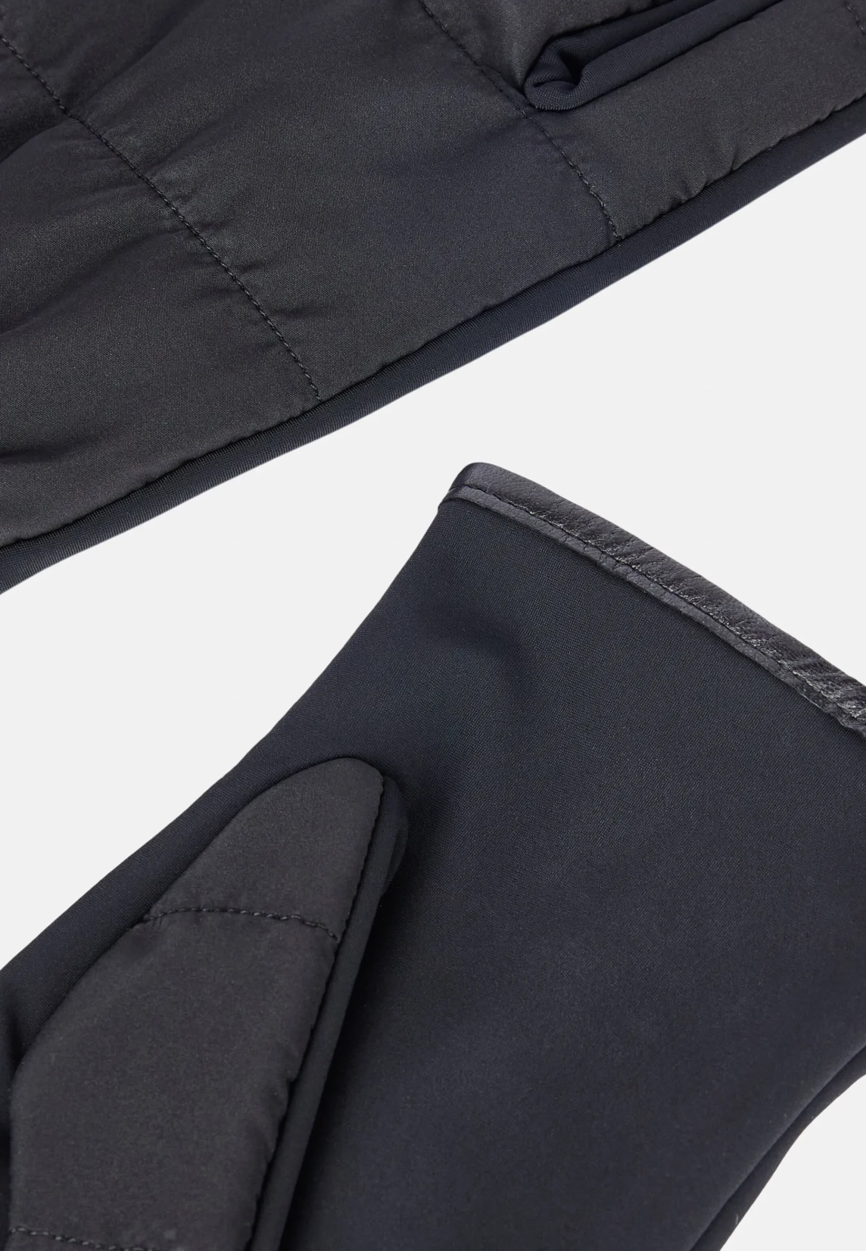 Gants Matelassés En Tissu Technique