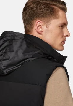 Gilet En Nylon Extensible En Plume D'Oie B Tech