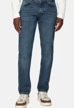 Jean En Denim Extensible Bleu Foncé