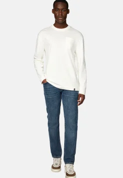 Jean En Denim Extensible Bleu Foncé