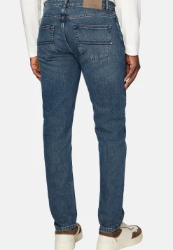 Jean En Denim Extensible Bleu Foncé