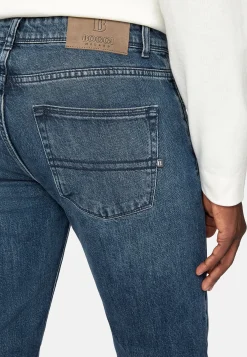 Jean En Denim Extensible Bleu Foncé
