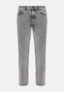 Jean En Denim Extensible Gris