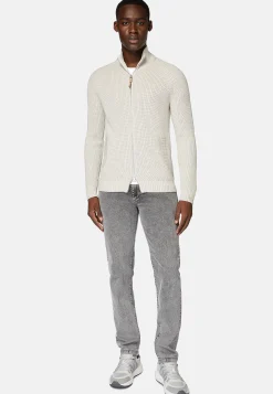 Jean En Denim Extensible Gris