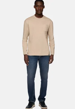 Jean En Denim Extensible Bleu Foncé