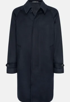 Manteau À Simple Boutonnage En Laine Cachemire