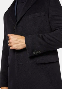 Manteau Droit En Cachemire Mélangé